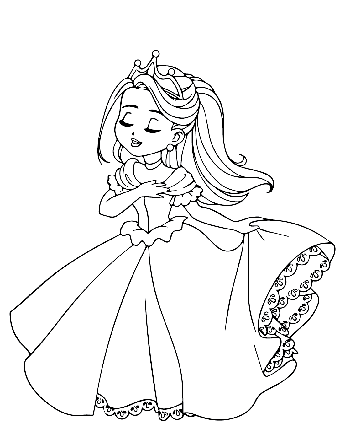 ระบายสี ราชินีผู้อ่อนโยน