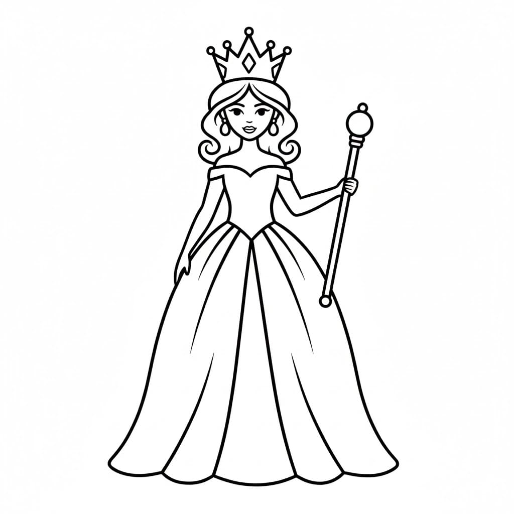 ระบายสี ราชินีแสนง่าย