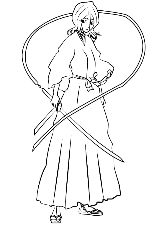 ระบายสี รุกิอา คุจิกิ จากชายหาด