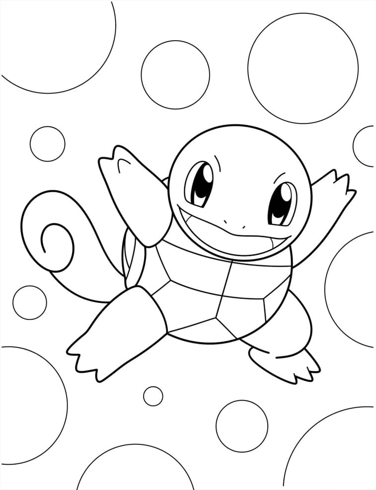 ระบายสี เซนนิกาเมะ น่ารักมาก