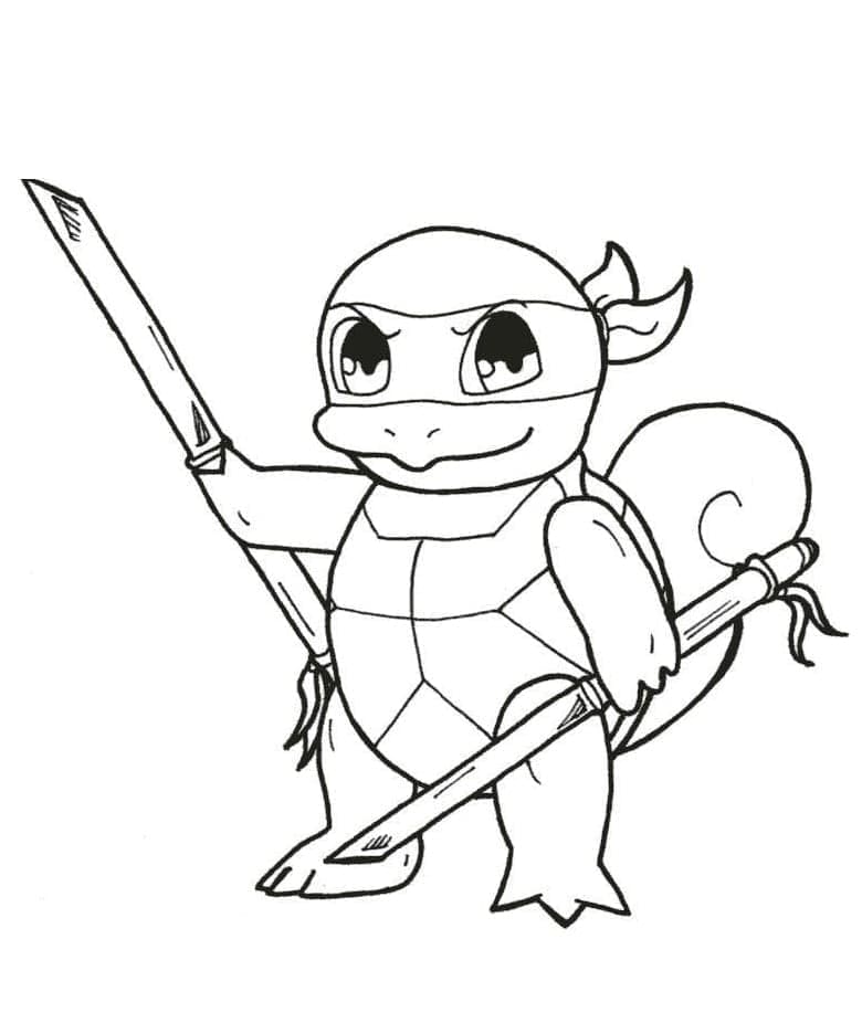 ระบายสี เซนนิกาเมะ นินจา