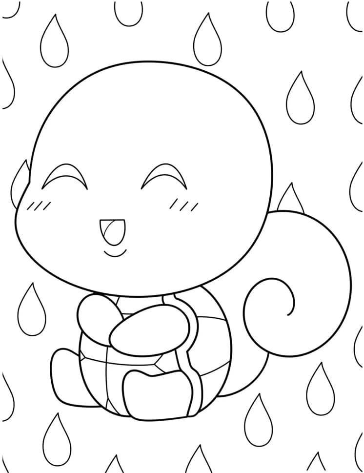 ระบายสี เซ็นนิกาเมะ ยิ้มน่ารัก