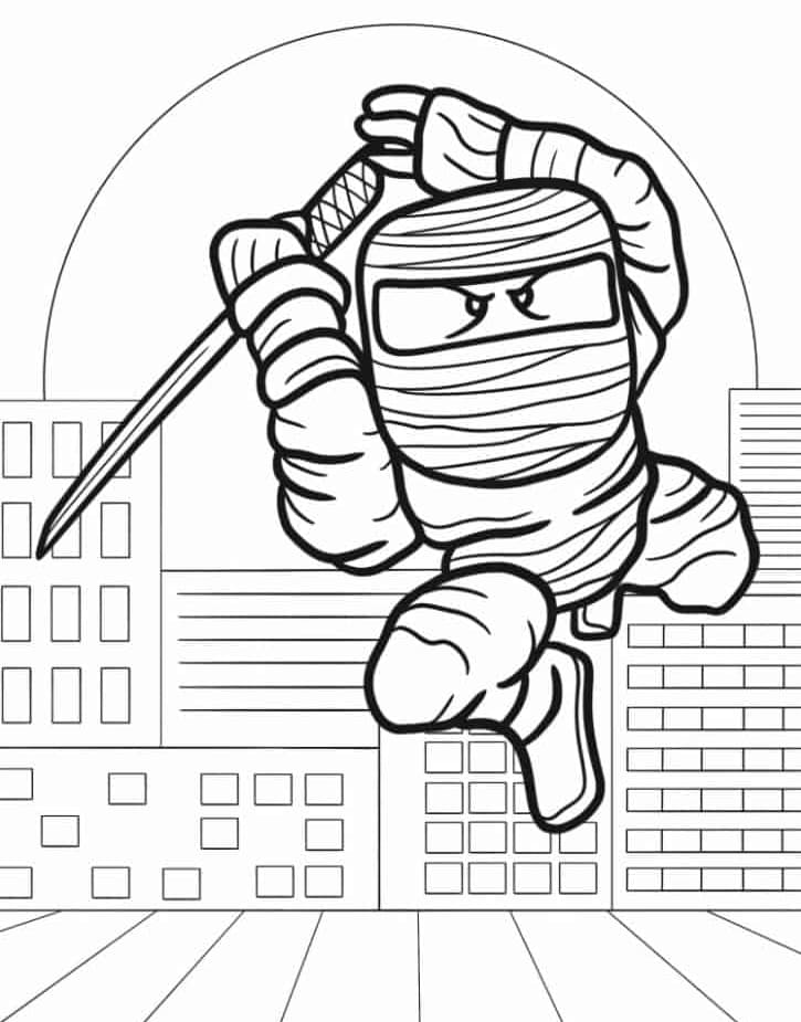 ระบายสี ตำนานนินจา