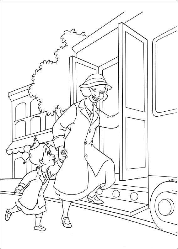 ระบายสี เทียน่าตัวน้อยและยูโดร่า