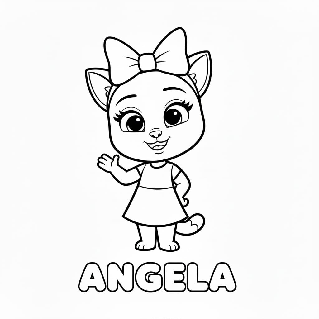 ระบายสี แองเจล่า