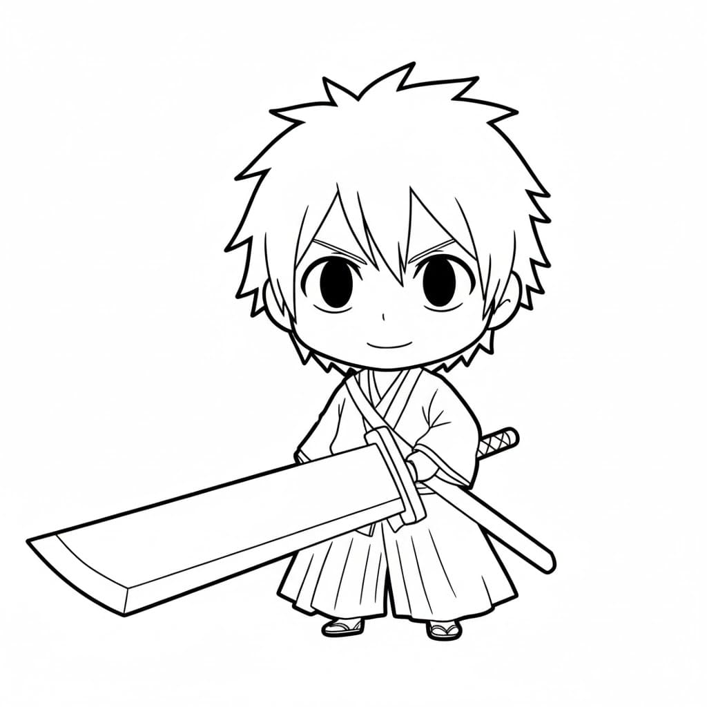 ระบายสี อิจิโกะ คุโรซากิ จิบิ