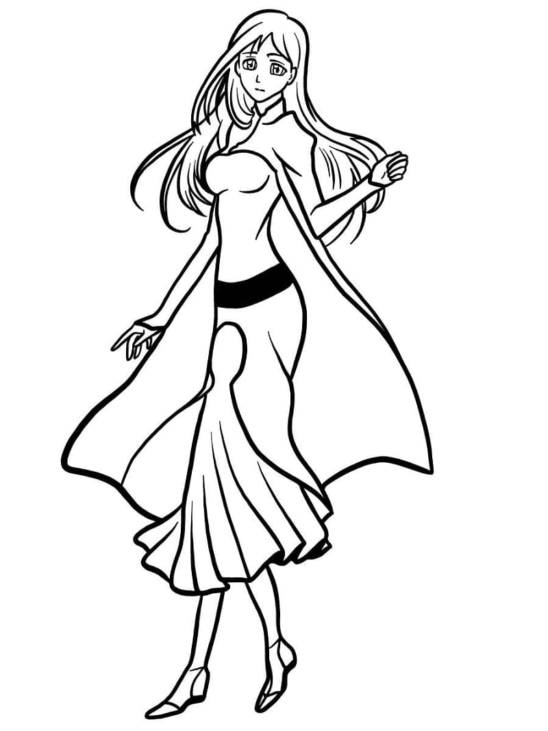 ระบายสี โอริฮิเมะ อิโนะอุเอะ จาก เทพมรณะ