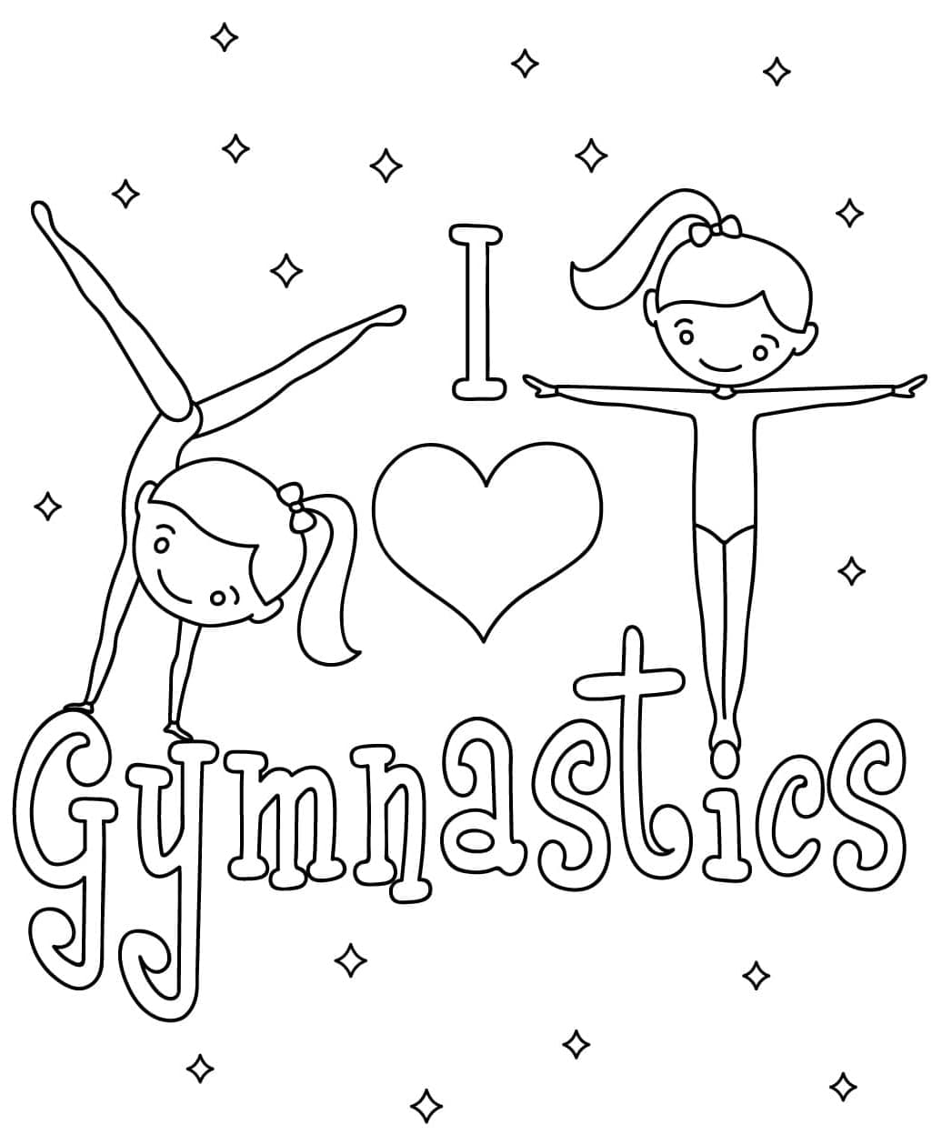 ระบายสี ยิมนาสติกสำหรับเด็ก