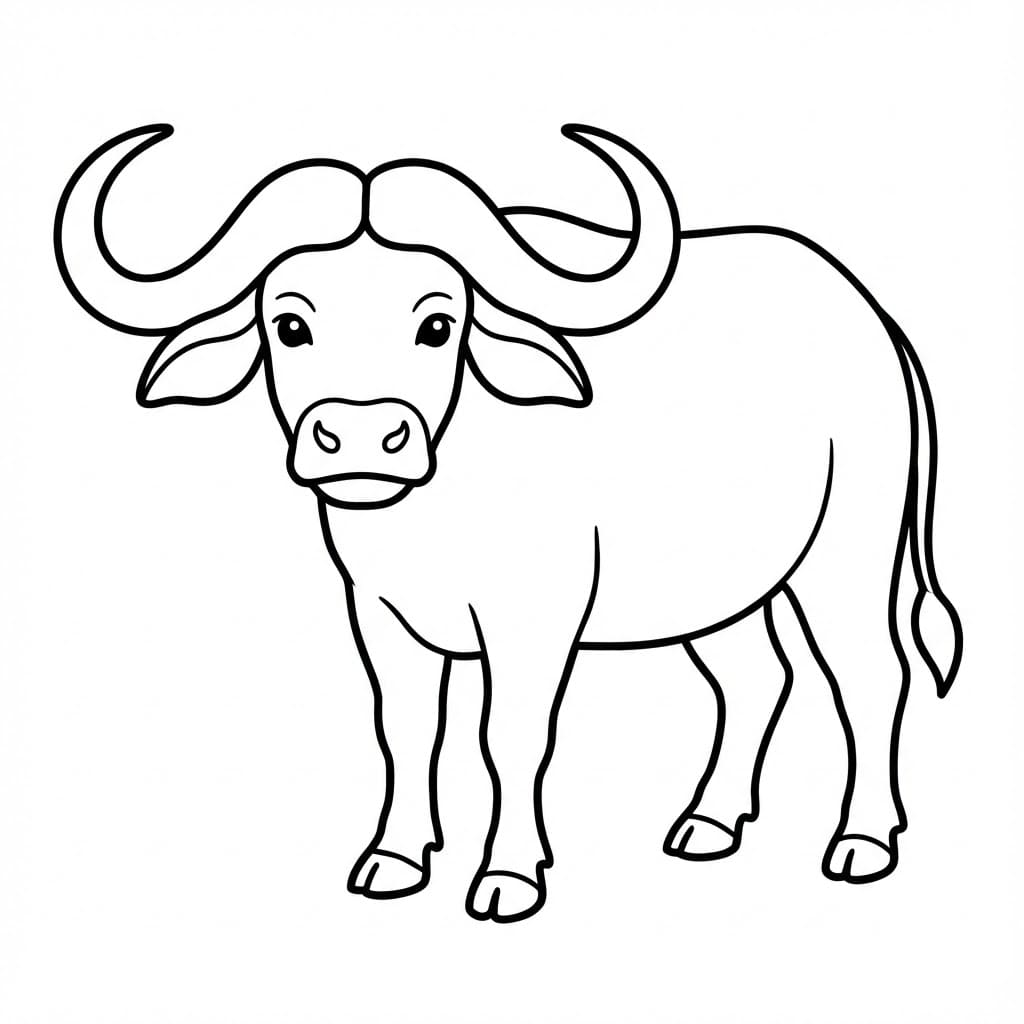 ระบายสี บัฟฟาโล่สุดยอด