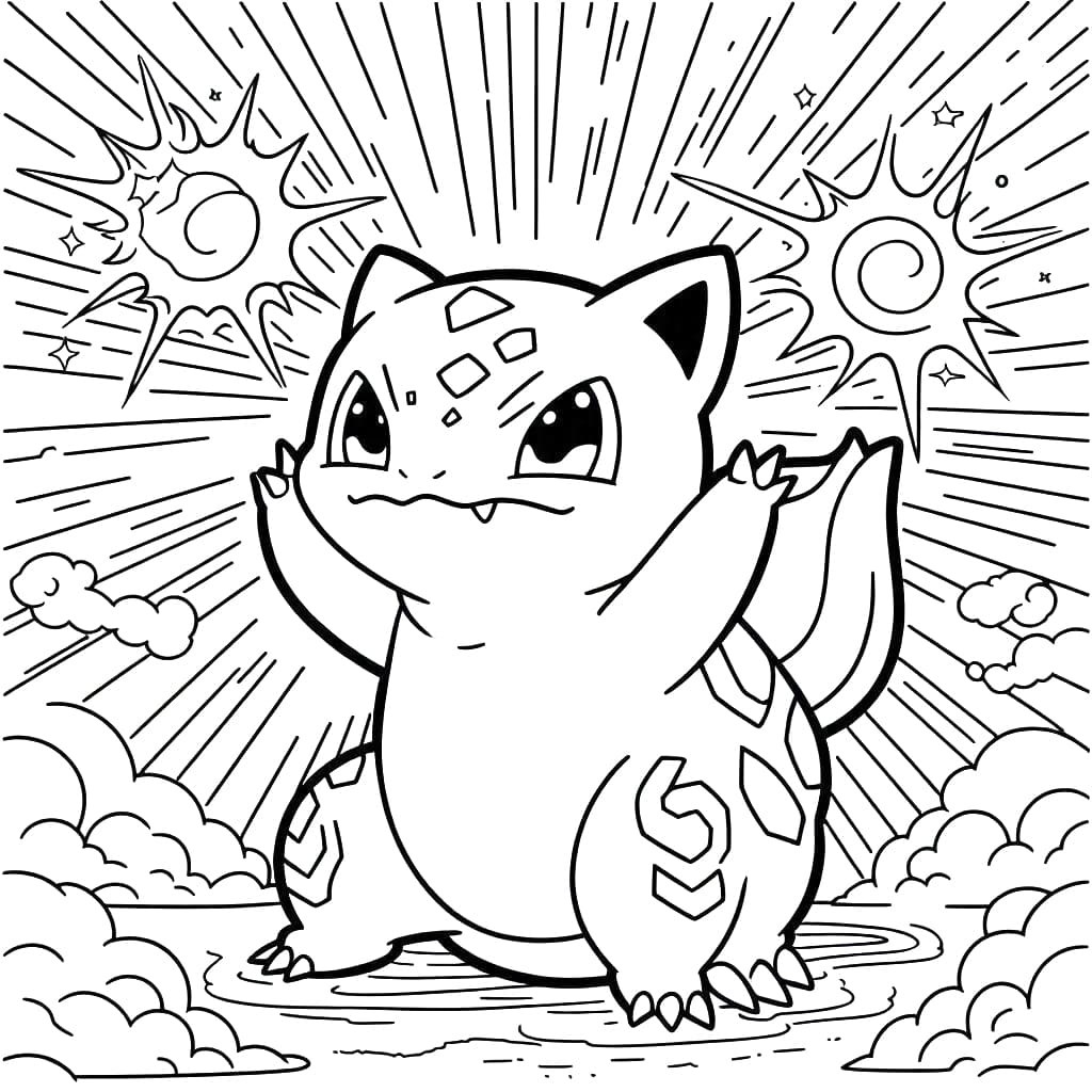 ระบายสี บุลบาซอร์ใช้ทักษะ