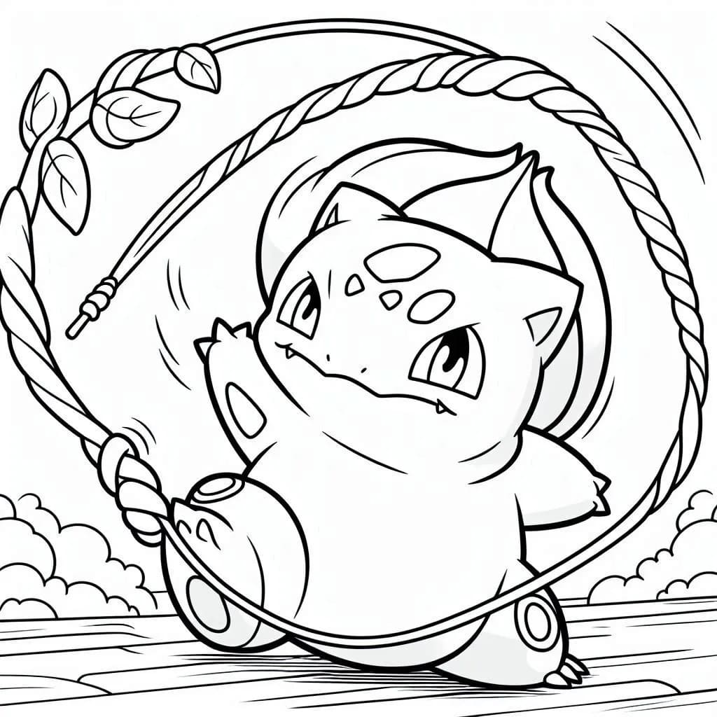 ระบายสี บูลบาซอร์มีความสุขมาก