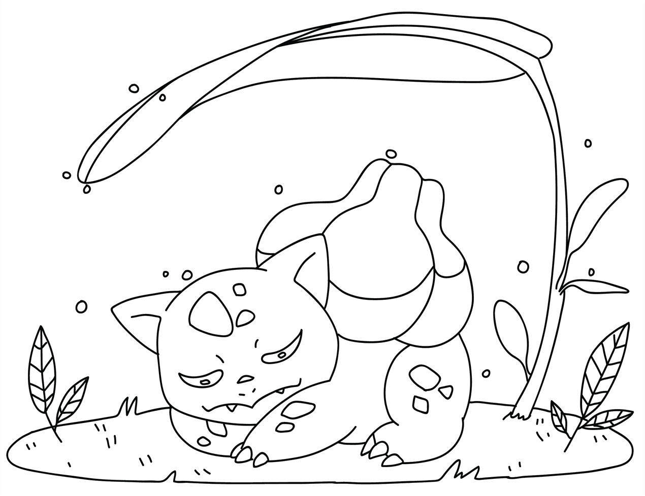 ระบายสี บูลบาซอร์สำหรับเด็ก