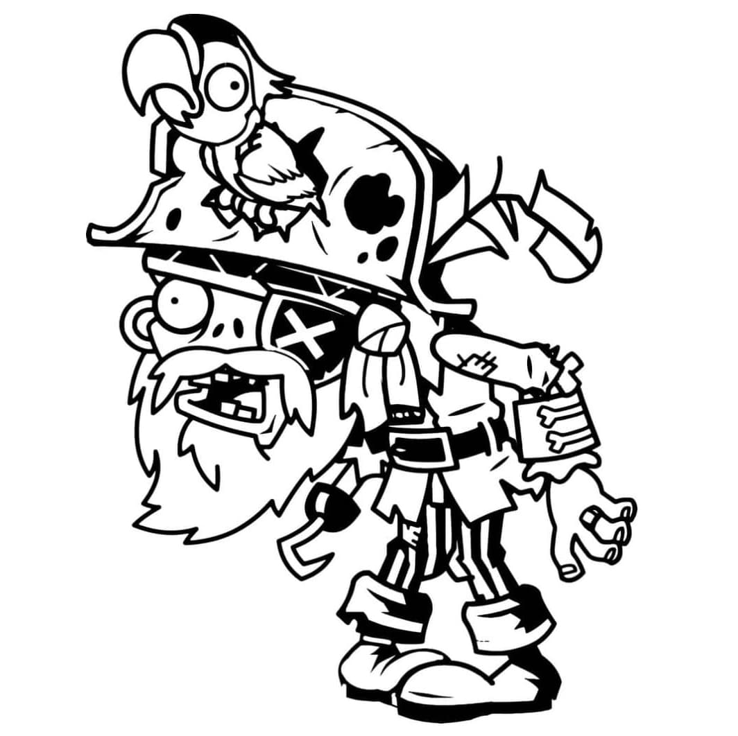 ระบายสี โจรสลัดซอมบี้