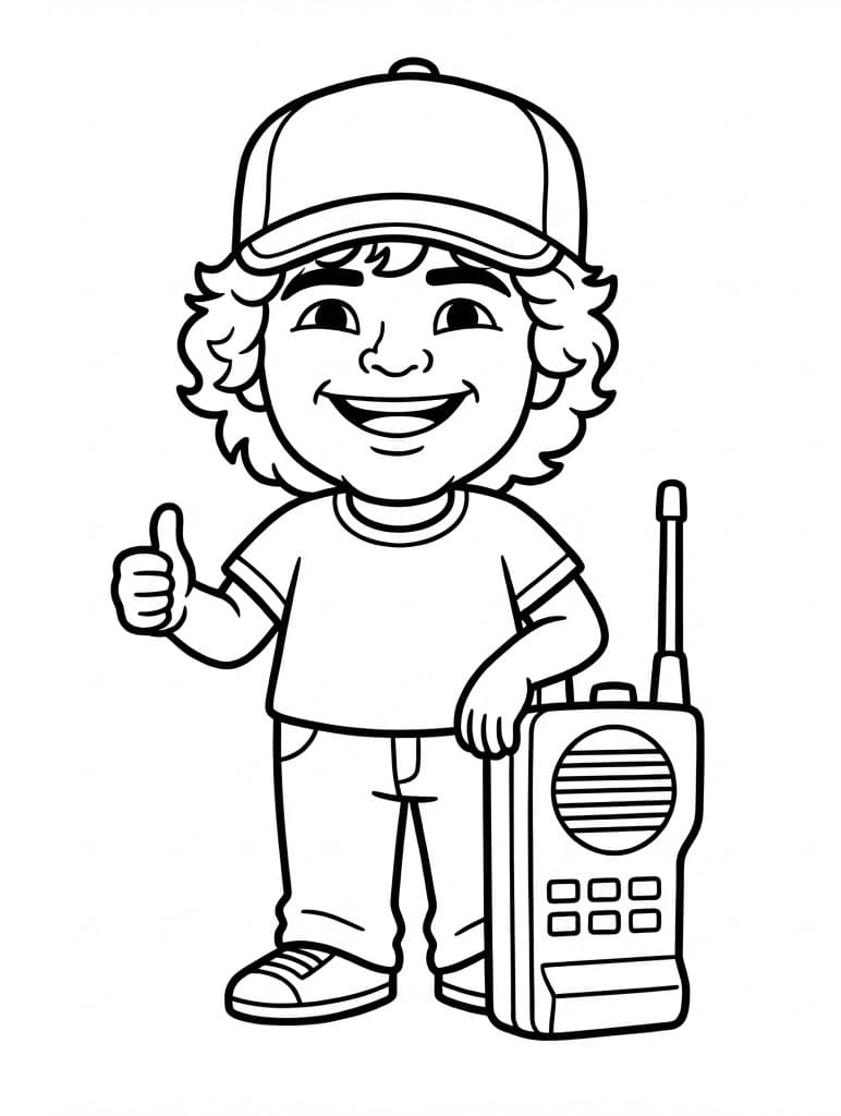 ระบายสี ดัสติน เฮนเดอร์สัน มีความสุข