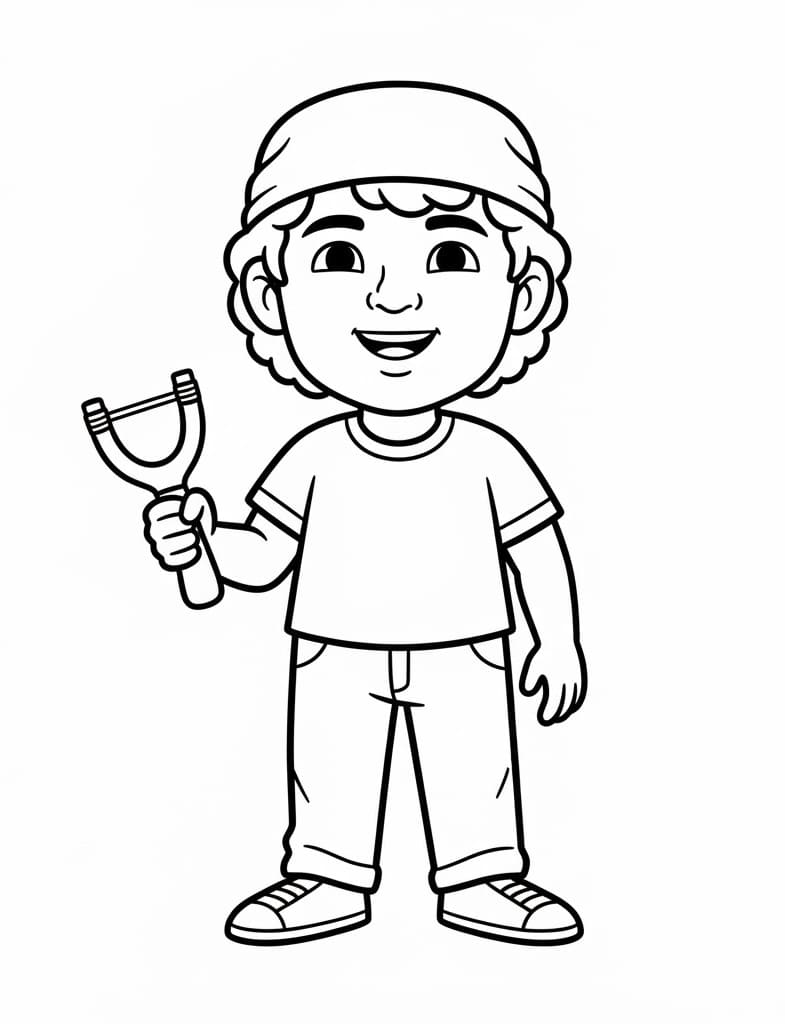 ระบายสี ดัสติน เฮนเดอร์สัน ตัวเล็ก