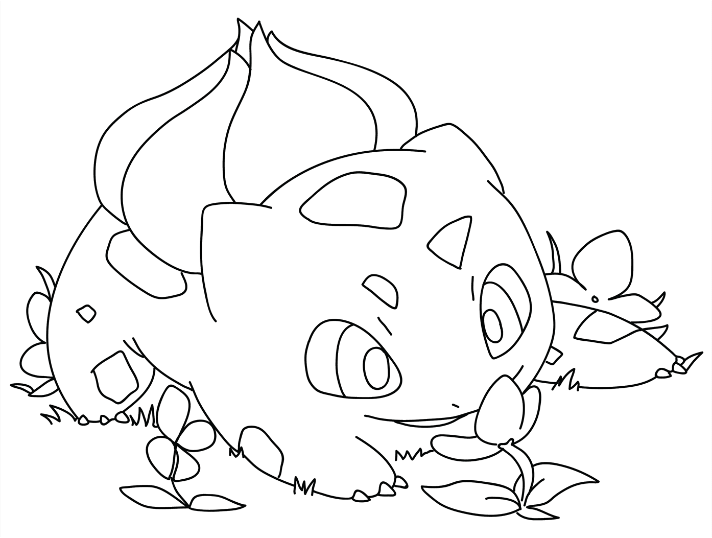 ระบายสี ฟุชิกิดาเนะ ที่จะพิมพ์ได้