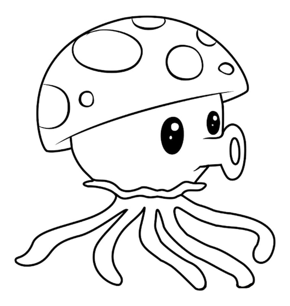 ระบายสี ฟองน้ำทะเล แพล็นส์ วีเอส. ซอมบีส์