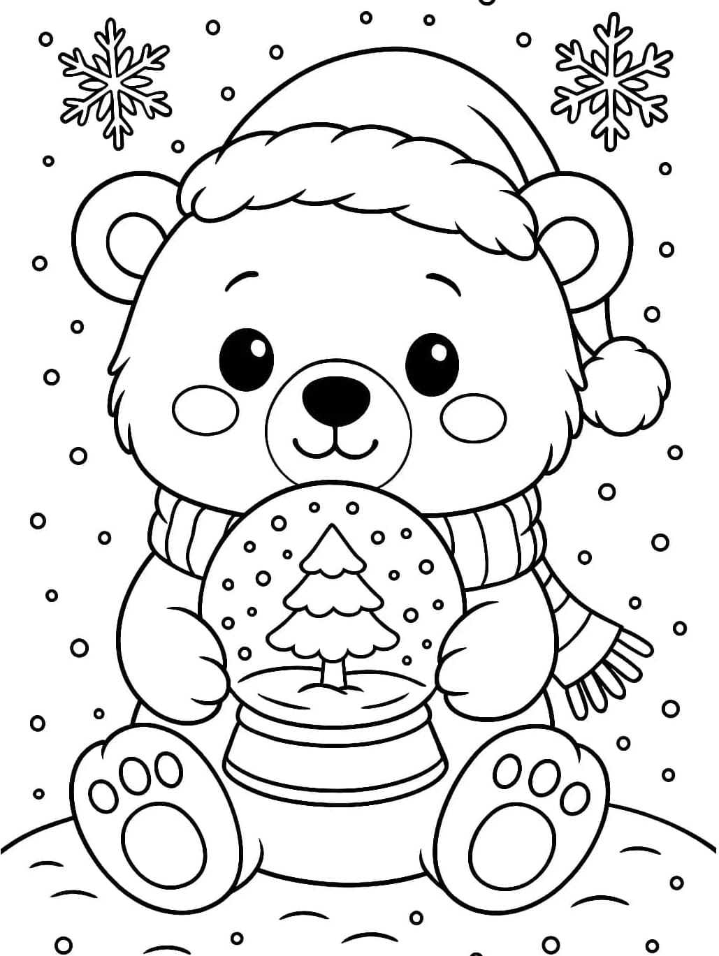 ระบายสี สัตว์คริสต์มาส