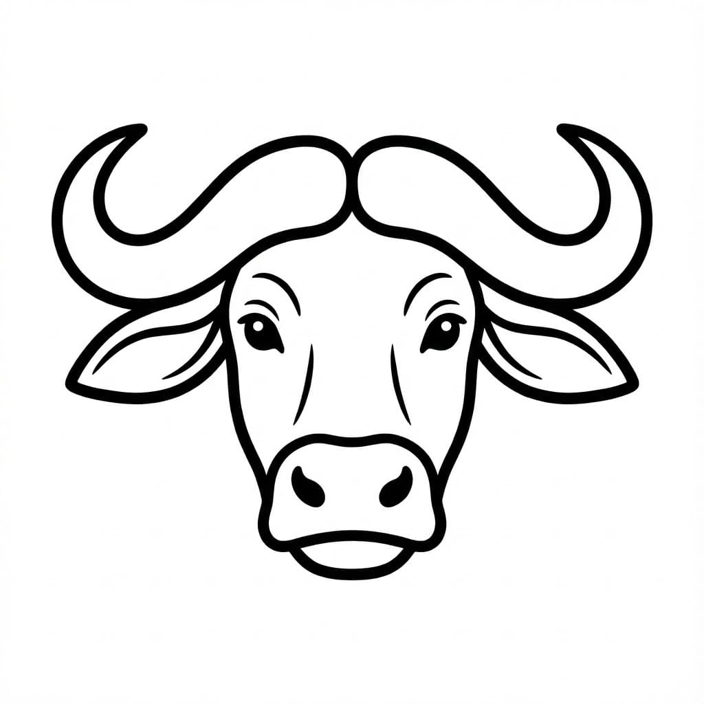 ระบายสี หน้าควาย