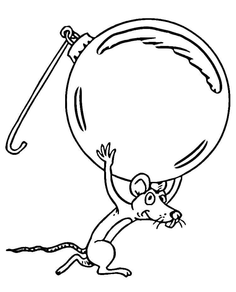 ระบายสี หนูในวันคริสต์มาส