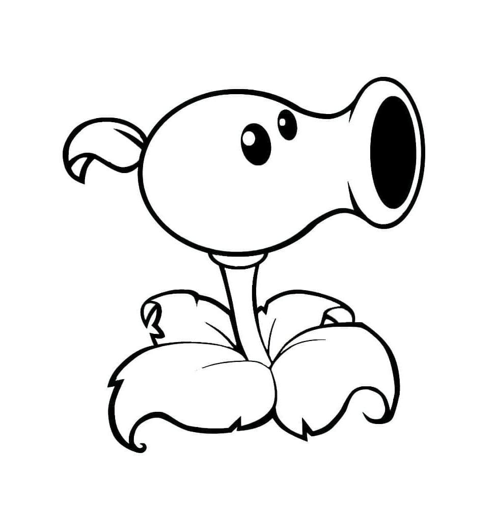 ระบายสี เกมยิงถั่ว แพล็นส์ วีเอส. ซอมบีส์