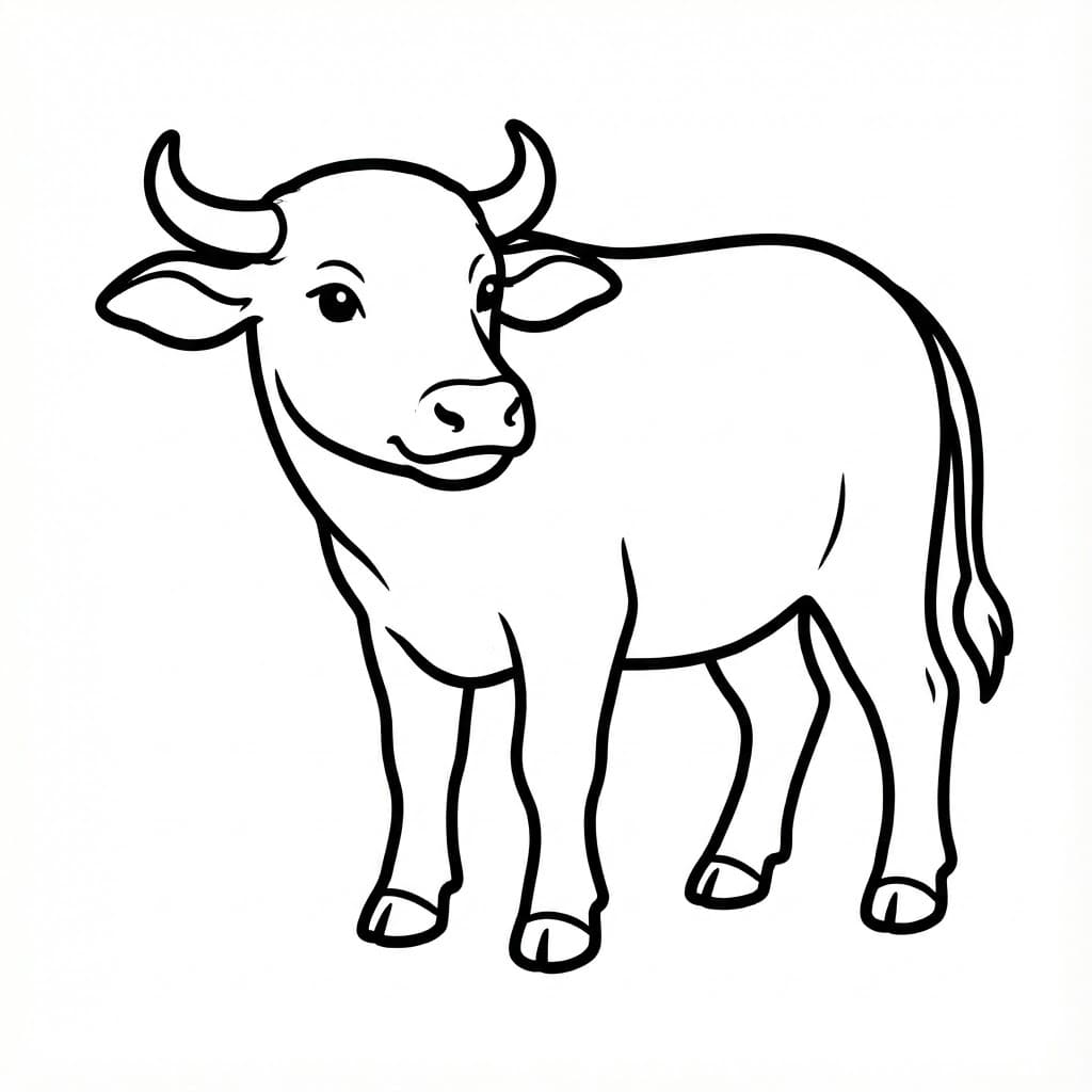 ระบายสี ควายมอง