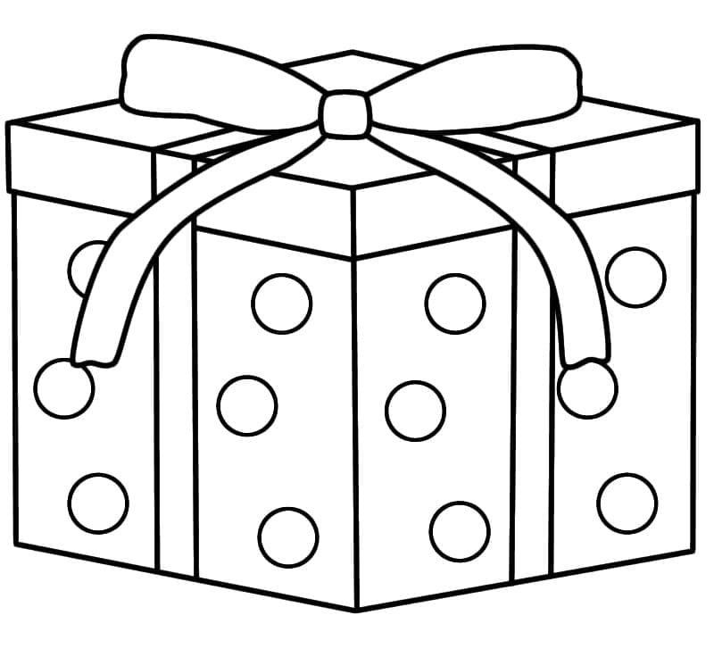 ระบายสี ของขวัญคริสต์มาส ของขวัญฟรี