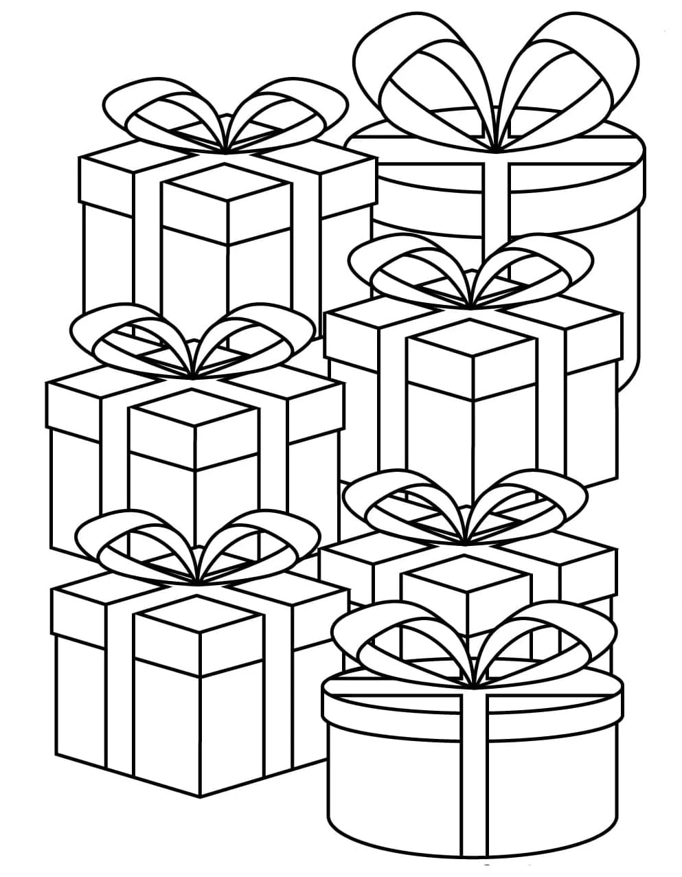 ระบายสี ของขวัญคริสต์มาสสำหรับเด็ก