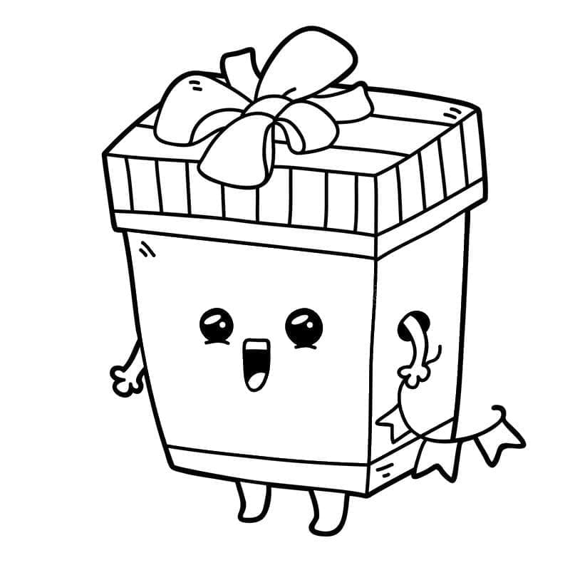 ระบายสี ของขวัญคริสต์มาสสุดน่ารัก