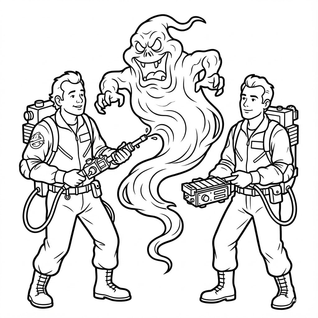 ระบายสี โกสต์บัสเตอร์ส ดีจัง