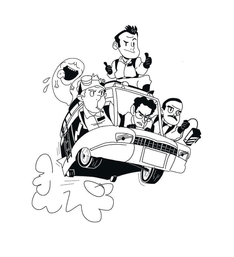 ระบายสี โกสต์บัสเตอร์บินได้