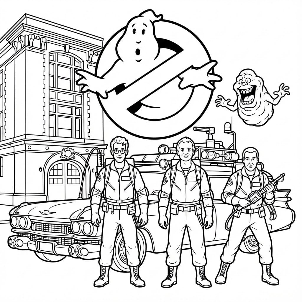 ระบายสี โกสต์บัสเตอร์ฟรี