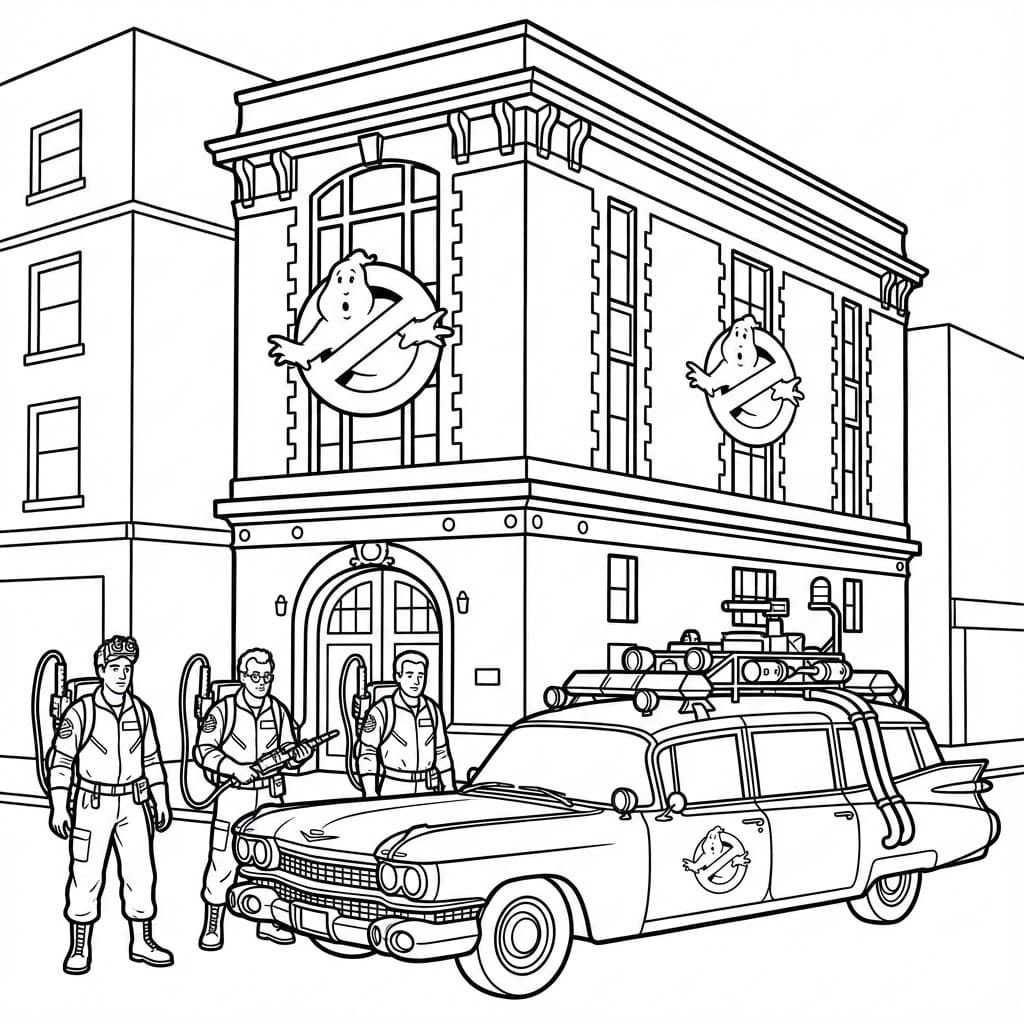 ระบายสี โกสต์บัสเตอร์ขั้นพื้นฐาน