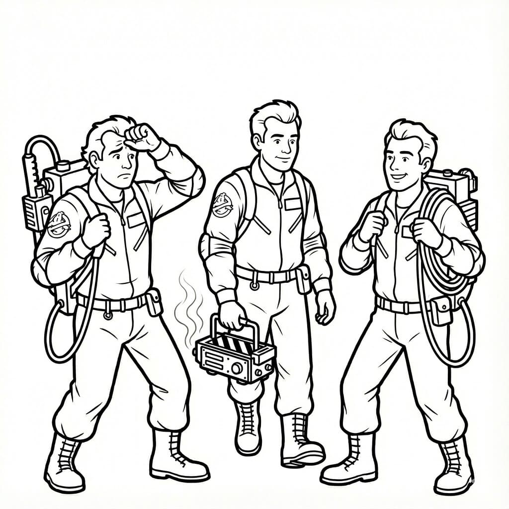 ระบายสี โกสต์บัสเตอร์สำหรับเด็ก