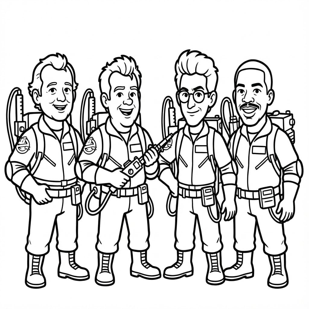 ระบายสี โกสต์บัสเตอร์สำหรับผู้ใหญ่