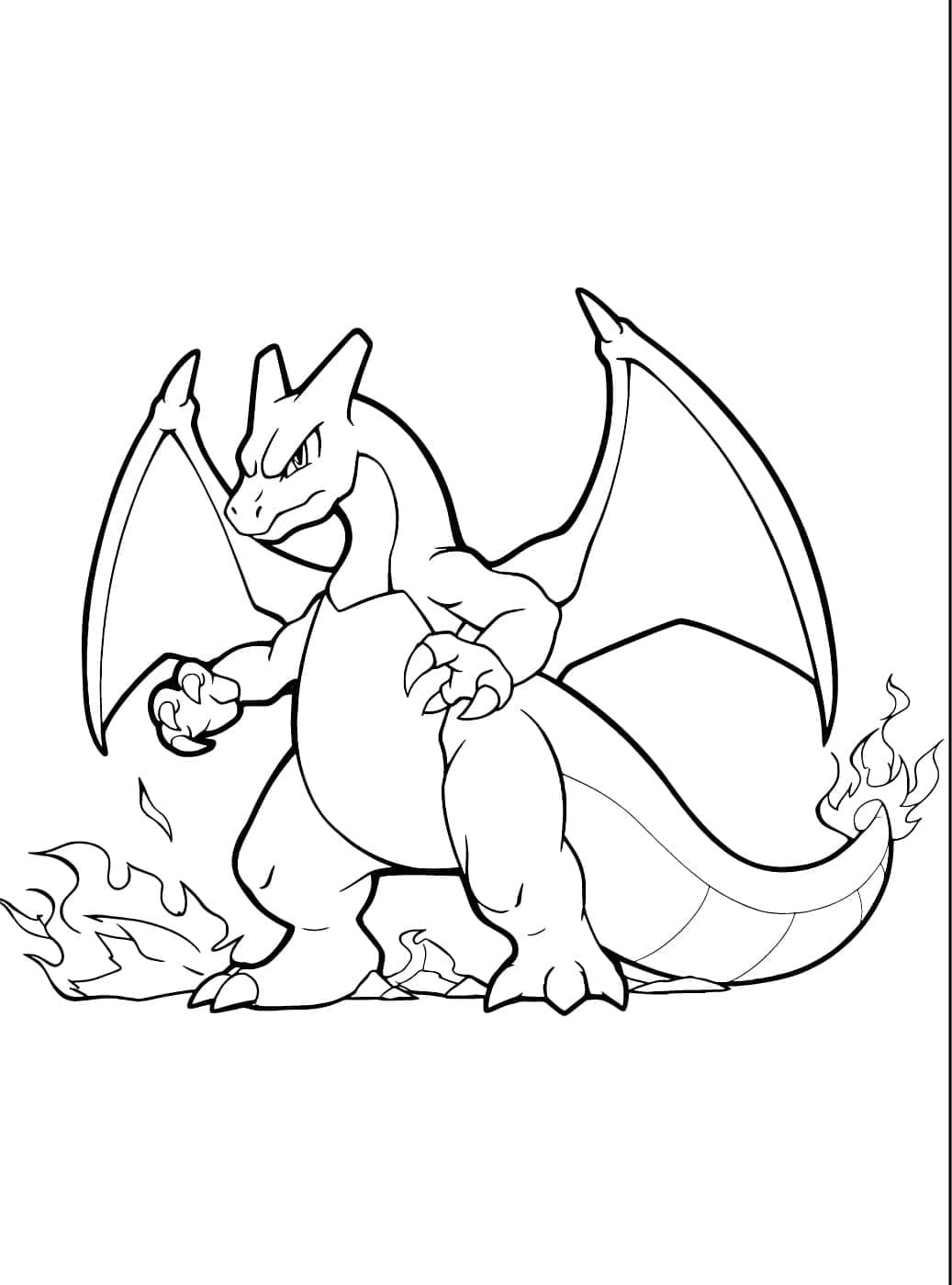 ระบายสี ลิซาร์ดอนฟรีสำหรับพิมพ์