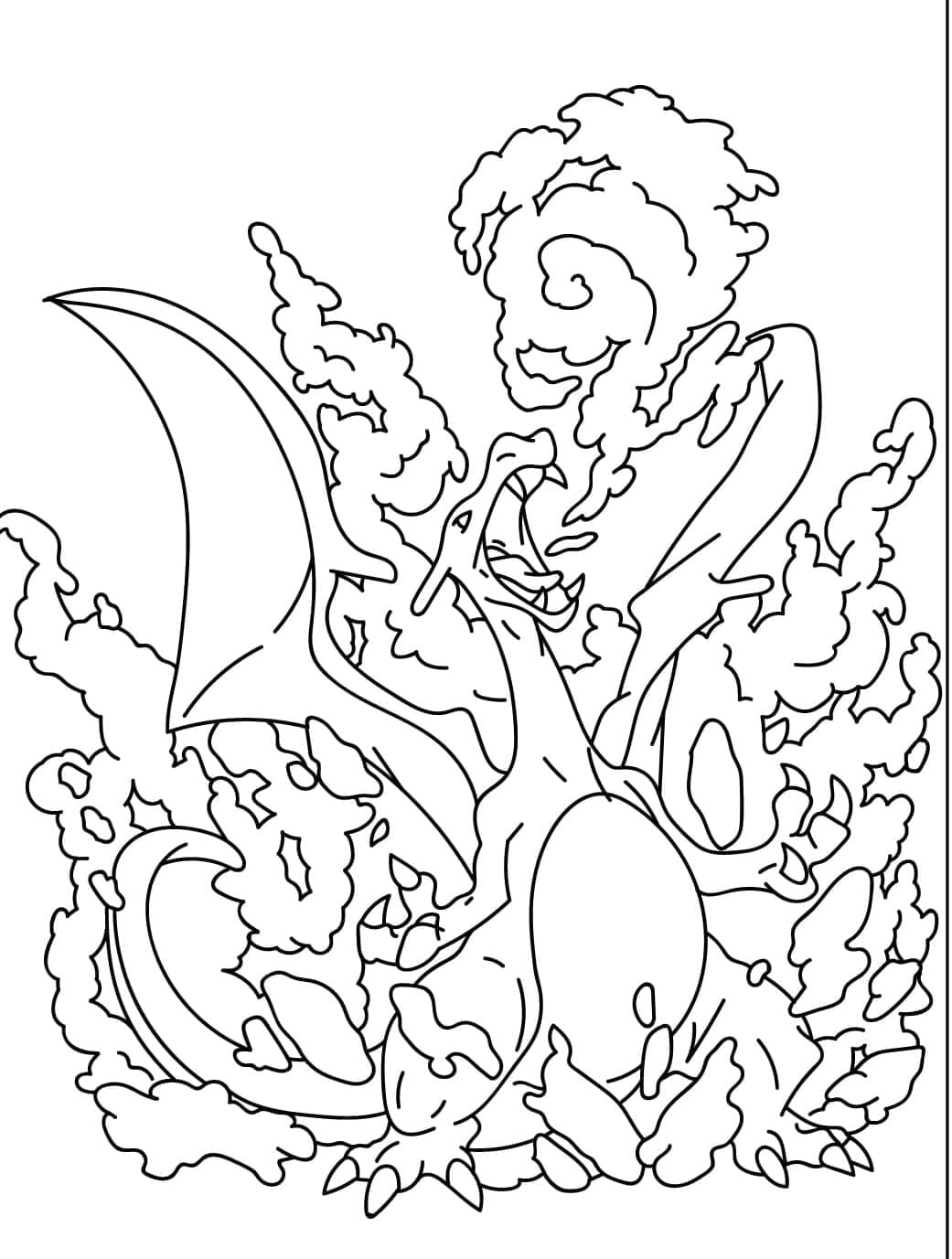 ระบายสี ลิซาร์ดอนที่พิมพ์ได้