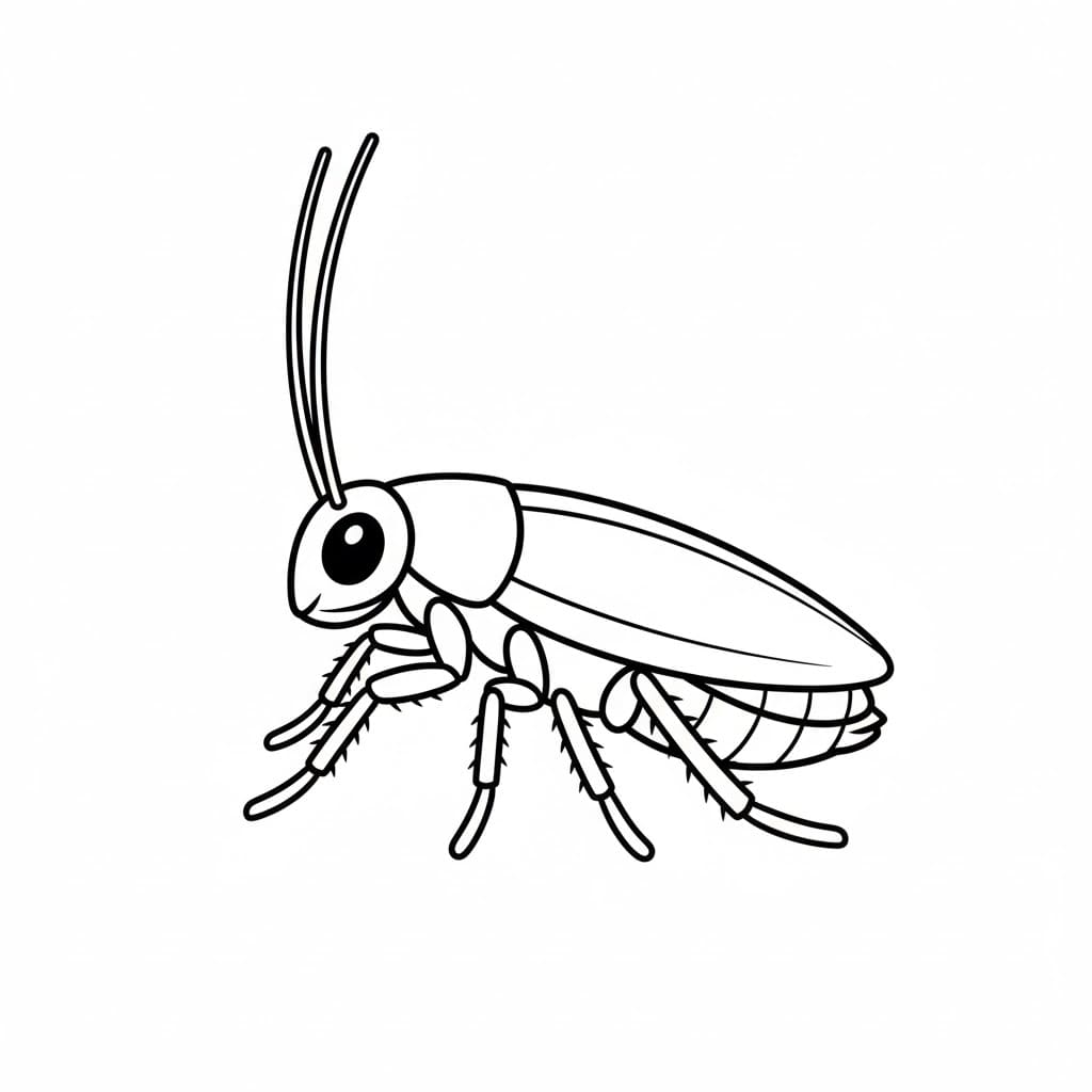 ระบายสี แมลงสาบน่ารักมาก