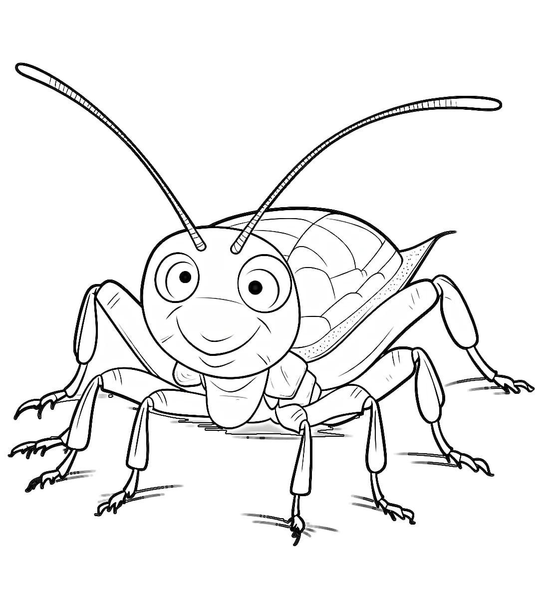 ระบายสี แมลงสาบน่ารัก