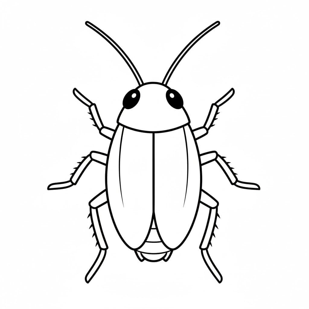 ระบายสี แมลงสาบ