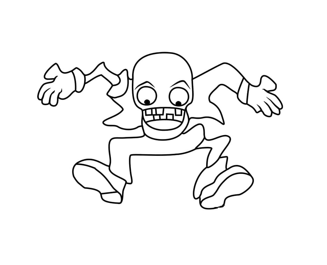 ระบายสี แพล็นส์ วีเอส. ซอมบีส์ บันจี้ซอมบี้