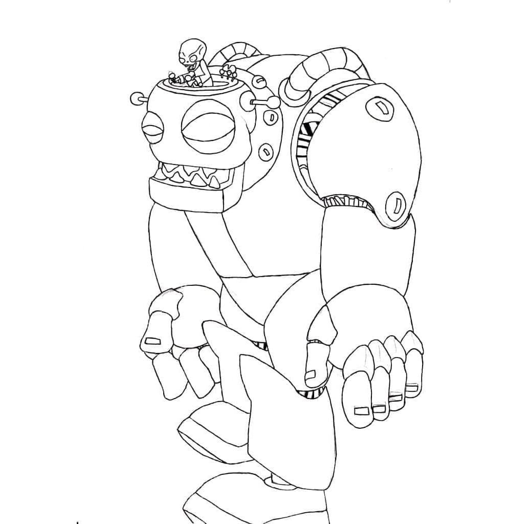 ระบายสี แพล็นส์ วีเอส. ซอมบีส์ ดร. ซอมบอส