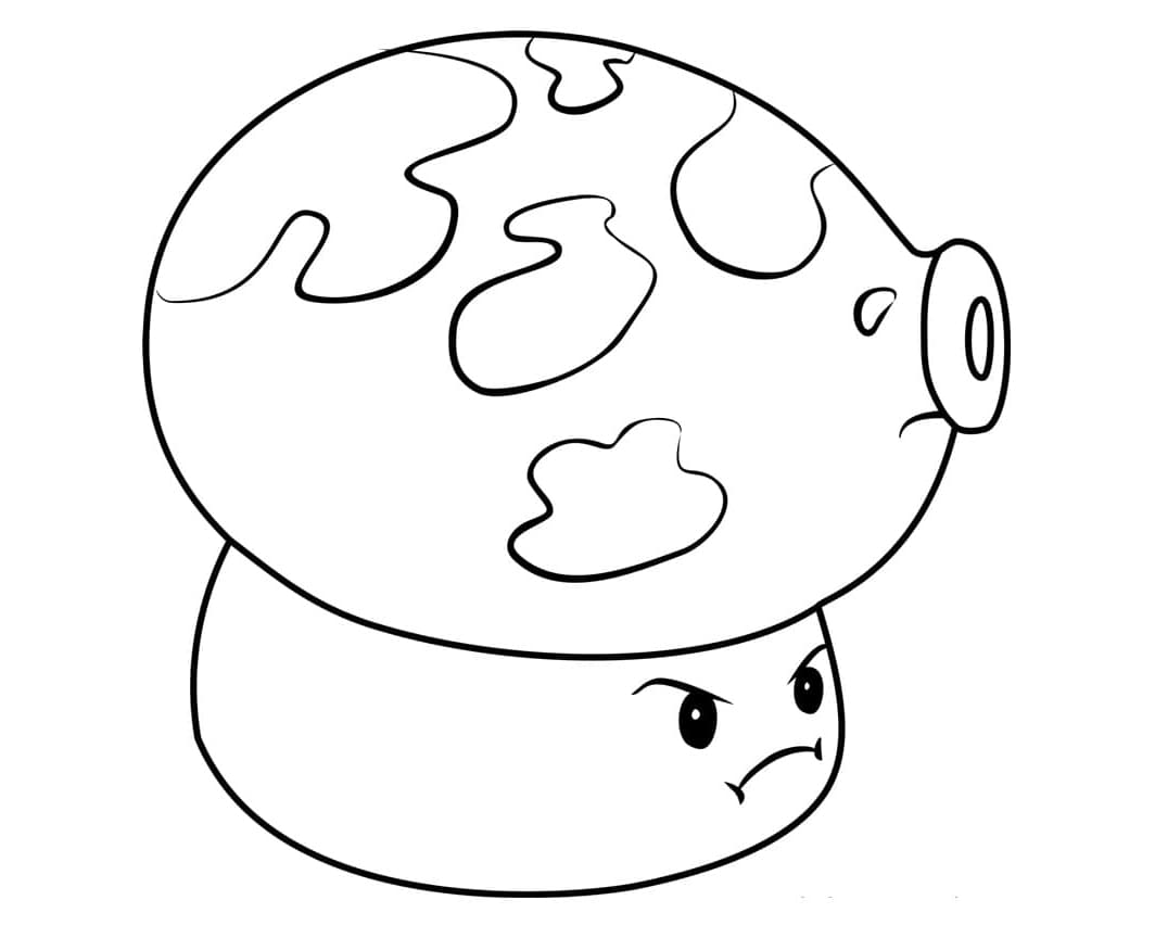 ระบายสี แพล็นส์ วีเอส. ซอมบีส์ เห็ดควัน