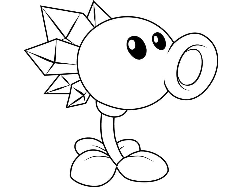 ระบายสี แพล็นส์ วีเอส. ซอมบีส์ สโนว์พี