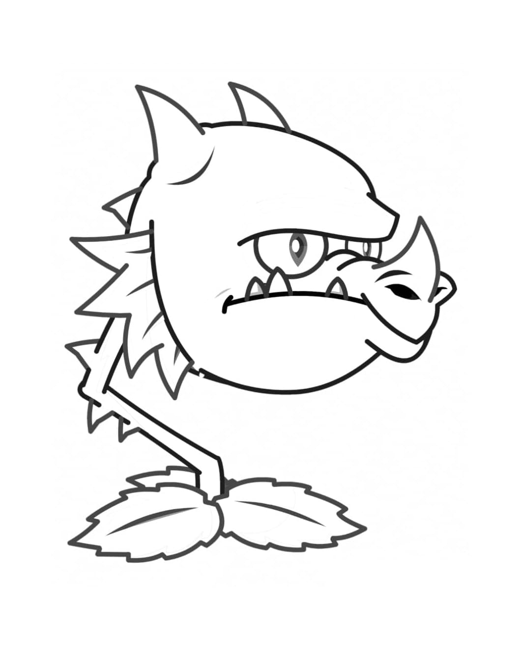 ระบายสี แพล็นส์ วีเอส. ซอมบีส์ สแนปดราก้อน