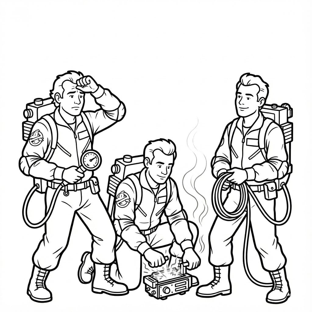 ระบายสี พิมพ์โกสต์บัสเตอร์ฟรี