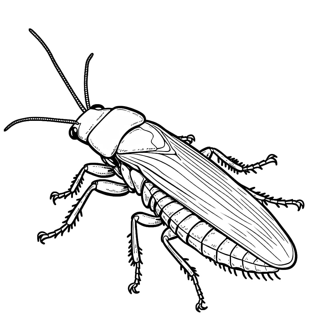 ระบายสี ปลอดแมลงสาบ