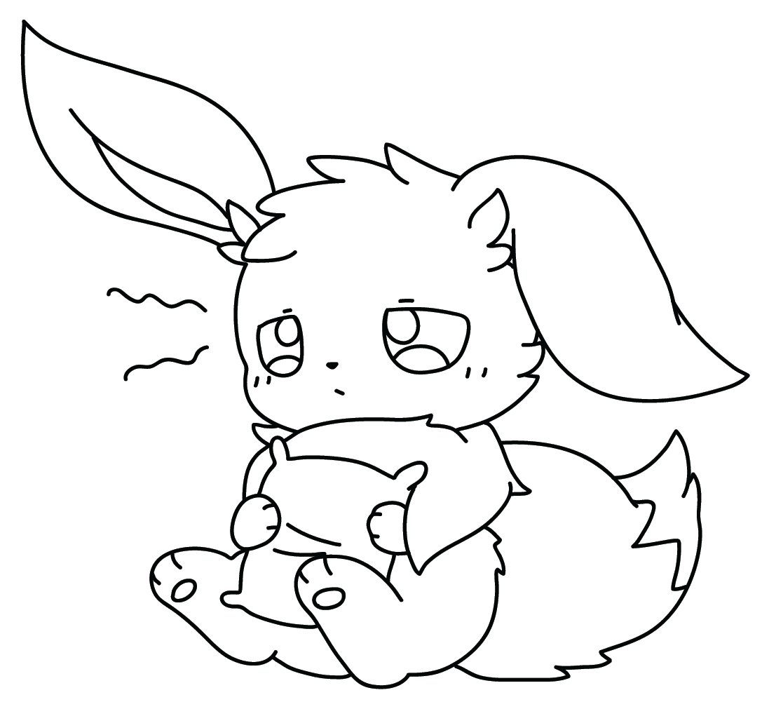 ระบายสี โปเกมอนอีวุยสำหรับเด็ก