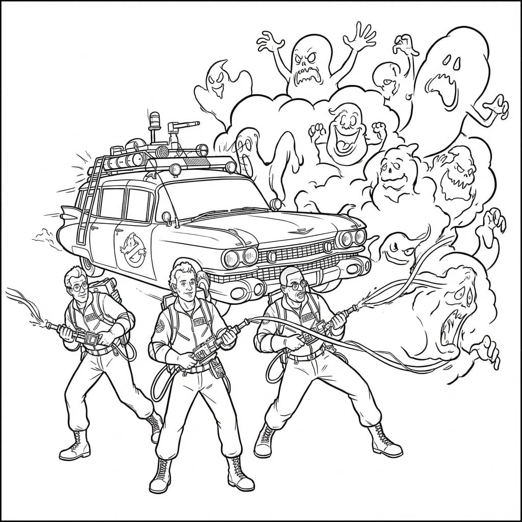 ระบายสี โปสเตอร์โกสต์บัสเตอร์