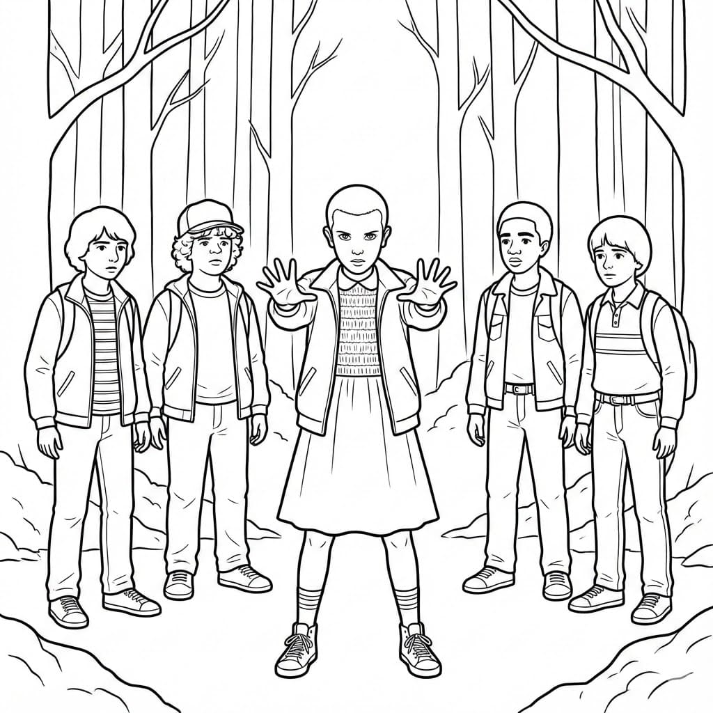 ระบายสี สเตรนเจอร์ ธิงส์